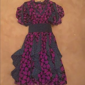 Vintage ruffle dress